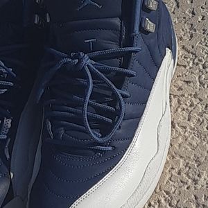 Size 11.5 Air Jordan 12 Retro  Stone Blue/ Legend